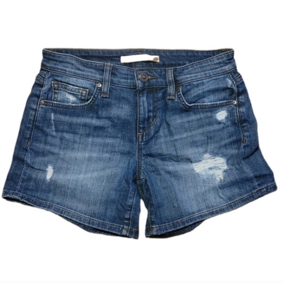 Joe's Jeans 'Amora' Distressed Denim Shorts Sz 24 - Picture 2 of 7